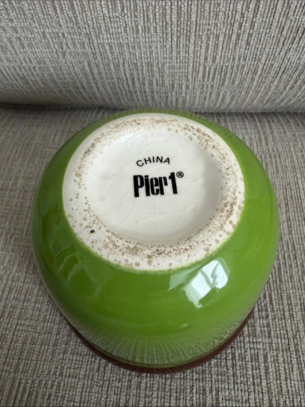 Vintage Pier 1 Measuring Cup Canister Squirrel Lid